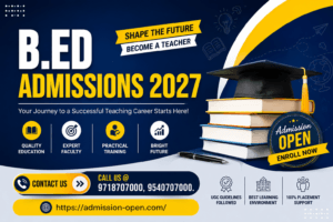 B Ed Course Admission