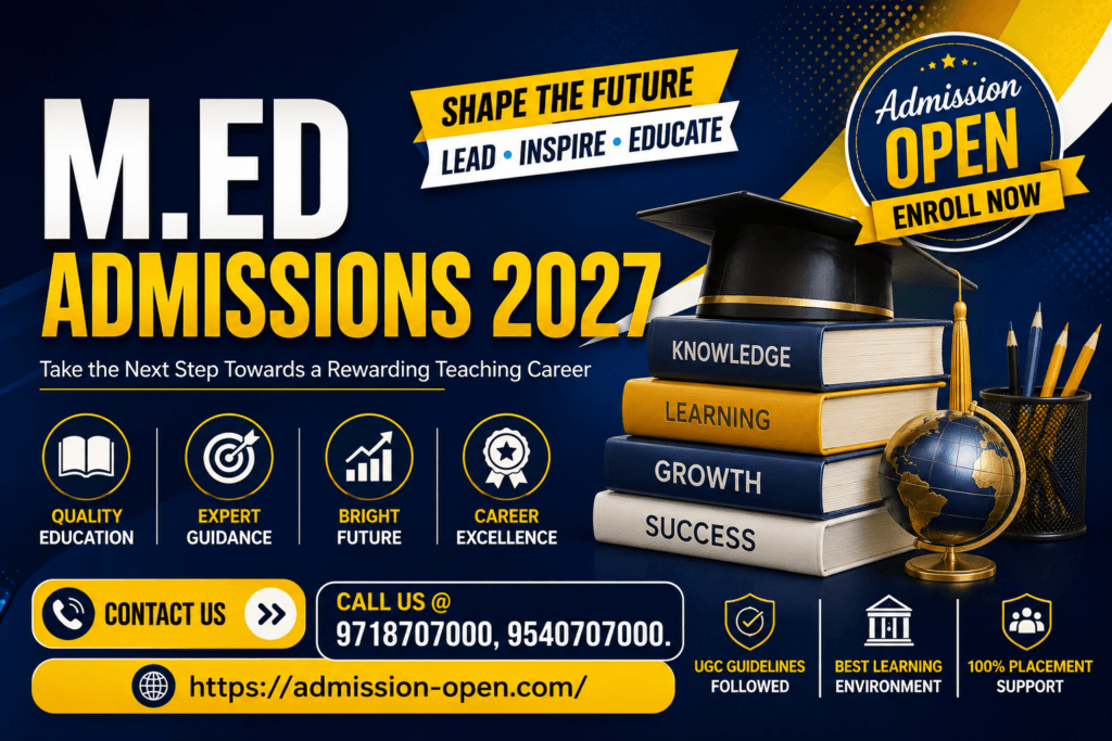 M Ed Course Admission
